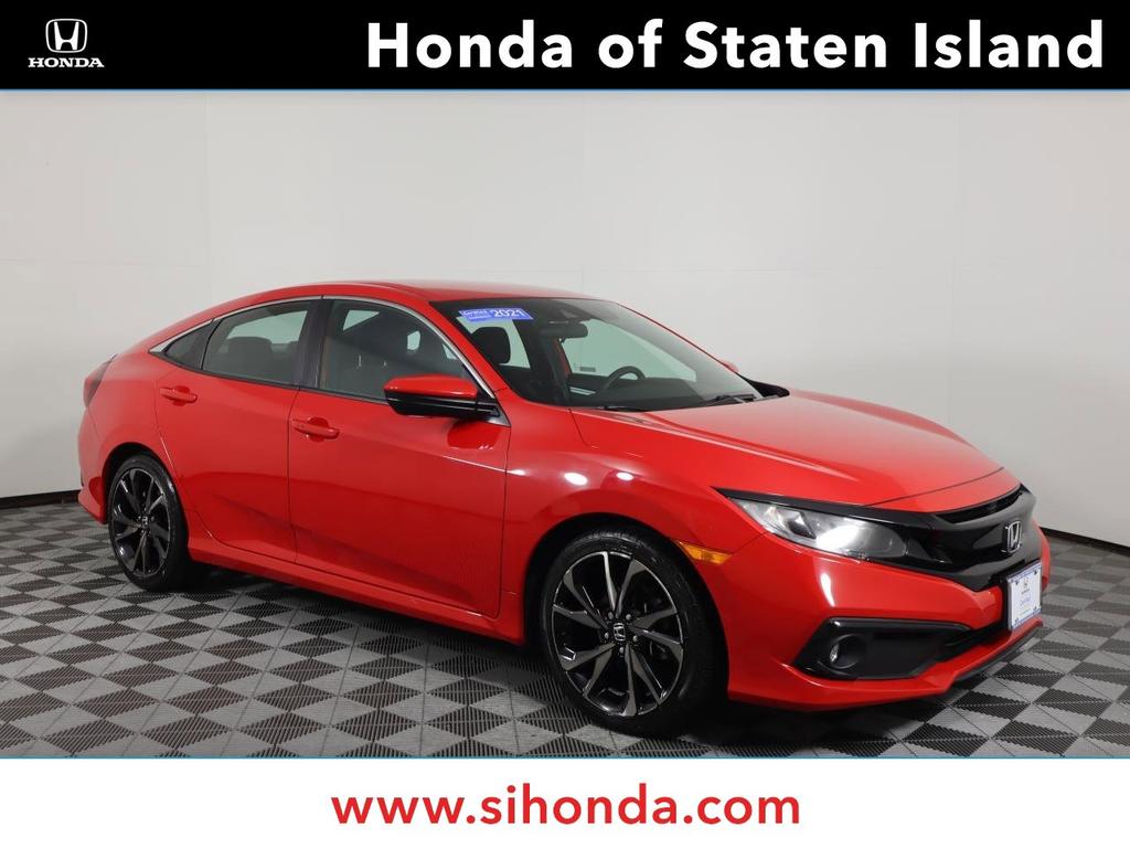 used 2021 Honda Civic car, priced at $19,469