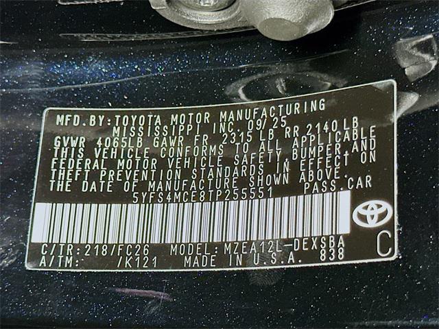 new 2026 Toyota Corolla car, priced at $26,994