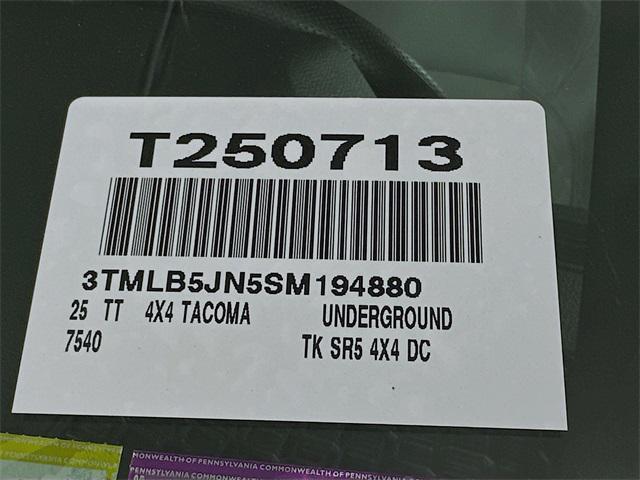 new 2025 Toyota Tacoma car, priced at $43,849
