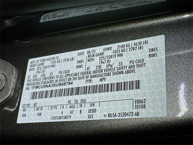 new 2025 Ford Escape car, priced at $36,809