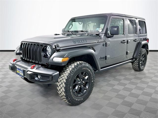 used 2021 Jeep Wrangler Unlimited car, priced at $29,896