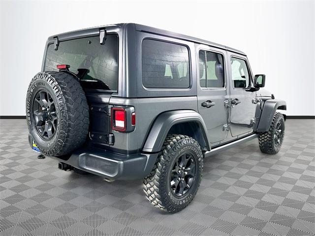 used 2021 Jeep Wrangler Unlimited car, priced at $29,896