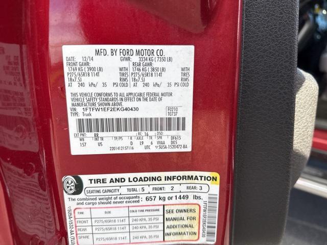 used 2014 Ford F-150 car, priced at $19,986