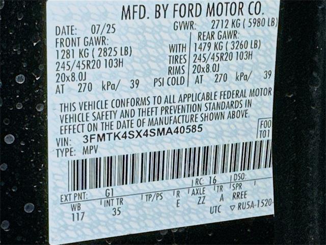 new 2025 Ford Mustang Mach-E car, priced at $58,309