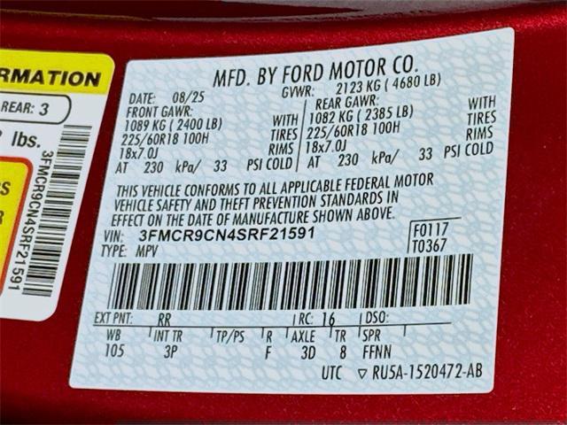 new 2025 Ford Bronco Sport car, priced at $39,578