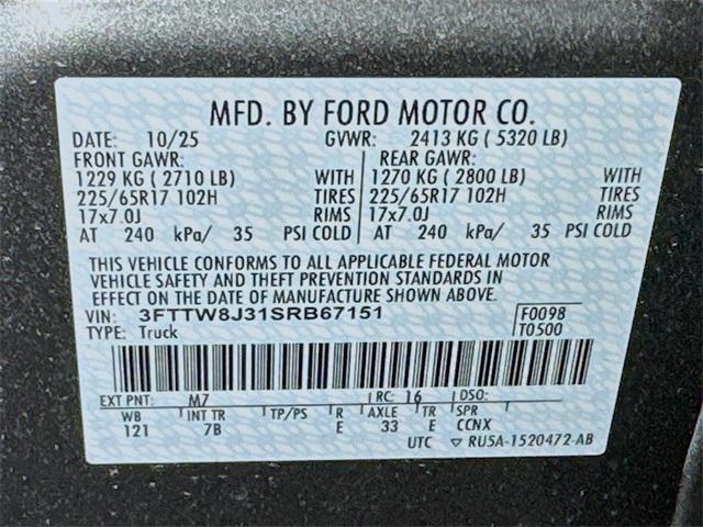 new 2025 Ford Maverick car, priced at $38,350