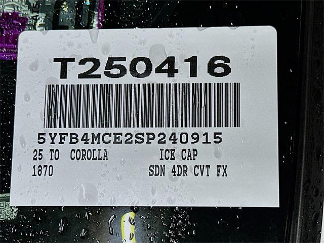 new 2025 Toyota Corolla car, priced at $29,299