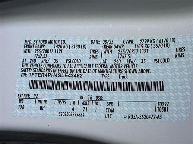 new 2025 Ford Ranger car, priced at $37,544