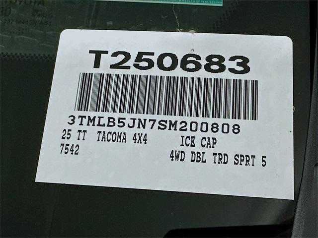 new 2025 Toyota Tacoma car, priced at $46,397