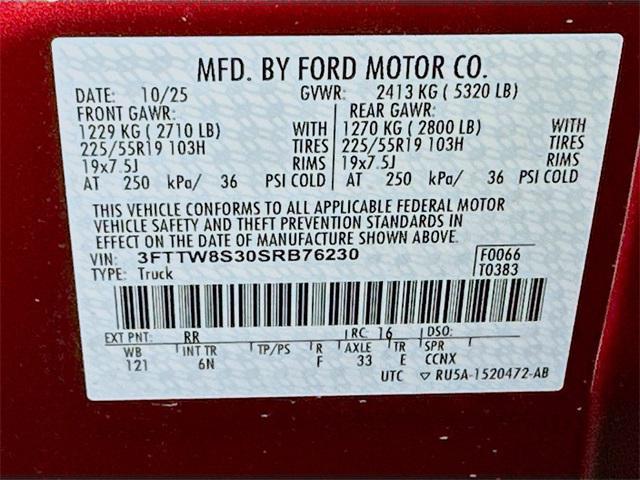 new 2025 Ford Maverick car, priced at $42,625