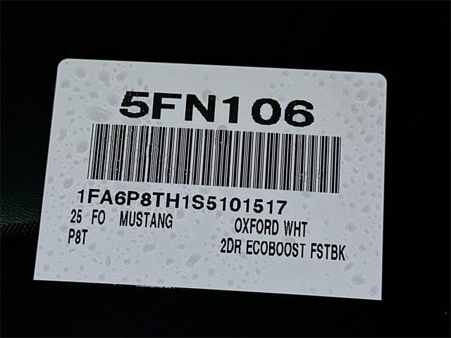 new 2025 Ford Mustang car, priced at $34,550
