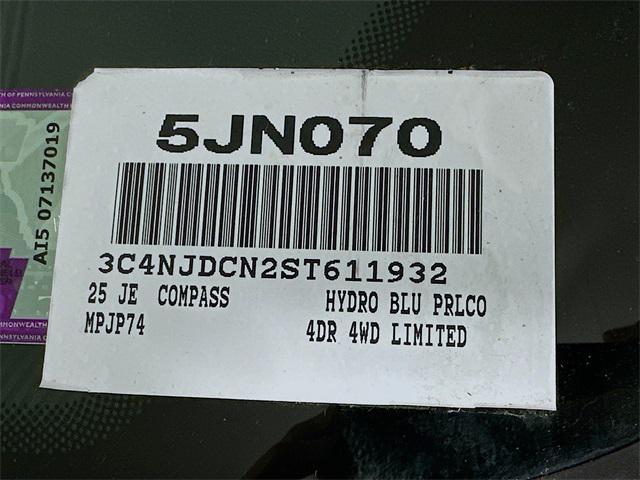 new 2025 Jeep Compass car, priced at $36,862