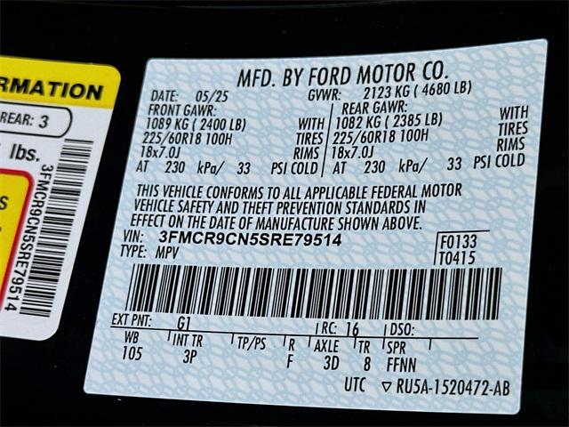 new 2025 Ford Bronco Sport car, priced at $37,637