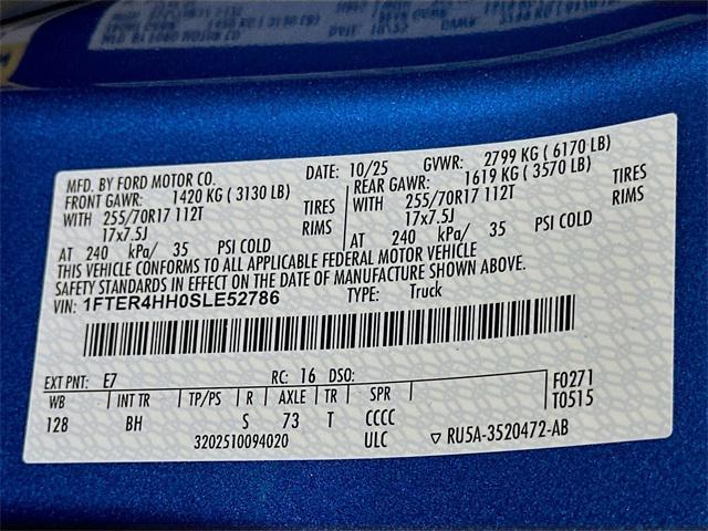 new 2025 Ford Ranger car, priced at $41,064