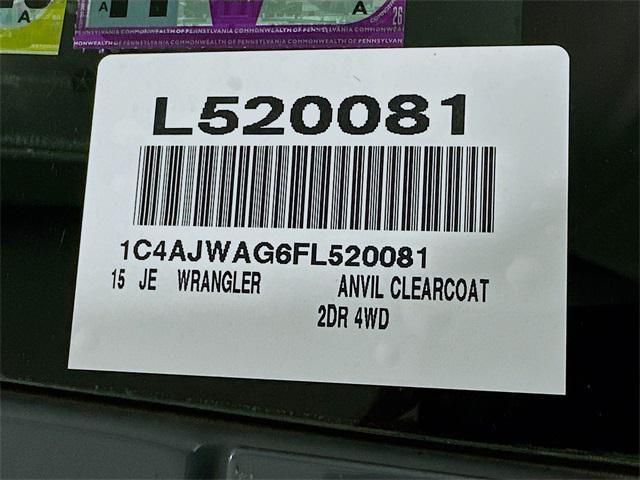 used 2015 Jeep Wrangler car, priced at $15,874