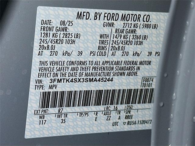 new 2025 Ford Mustang Mach-E car, priced at $57,618