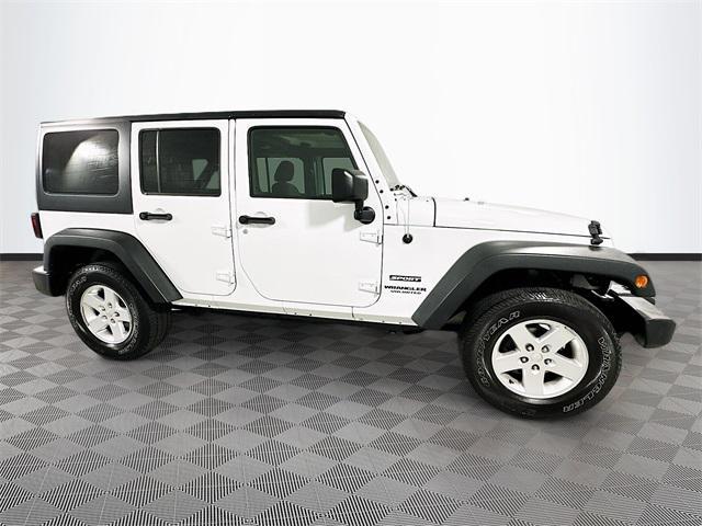 used 2017 Jeep Wrangler Unlimited car, priced at $21,856