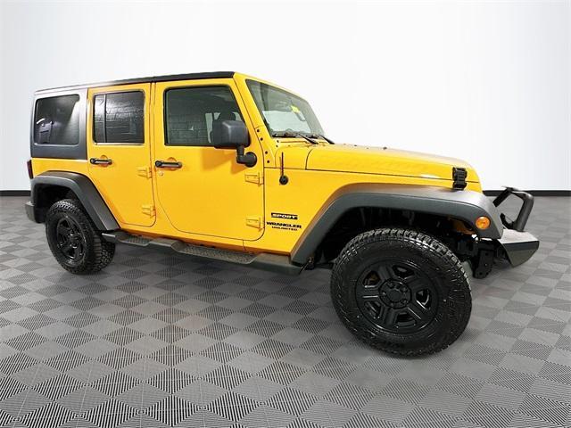 used 2012 Jeep Wrangler Unlimited car, priced at $16,966