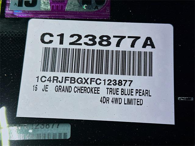 used 2015 Jeep Grand Cherokee car, priced at $14,986