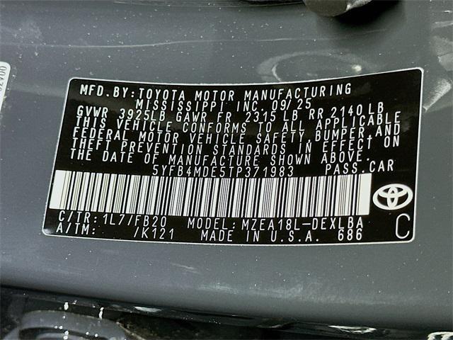 new 2026 Toyota Corolla car, priced at $25,364