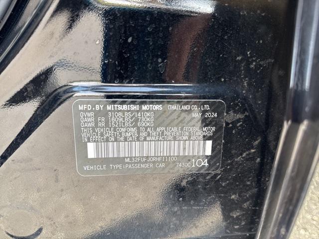 used 2024 Mitsubishi Mirage G4 car, priced at $14,955