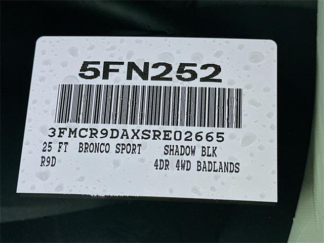 new 2025 Ford Bronco Sport car, priced at $41,188