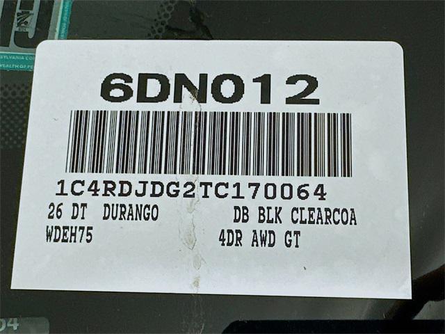 new 2026 Dodge Durango car, priced at $46,984