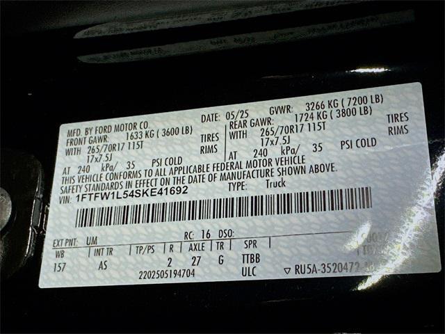 new 2025 Ford F-150 car, priced at $50,535