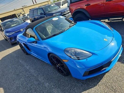 used 2025 Porsche 718 Boxster car, priced at $125,990