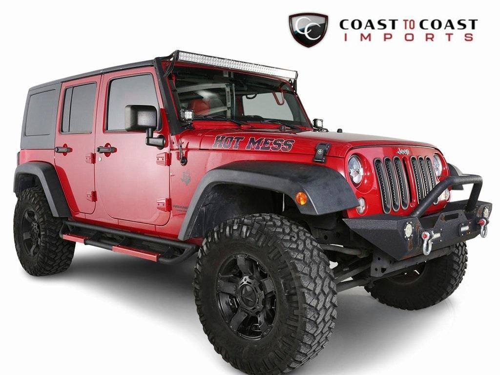 used 2014 Jeep Wrangler Unlimited car, priced at $18,990