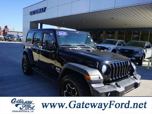 used 2018 Jeep Wrangler Unlimited car, priced at $25,922