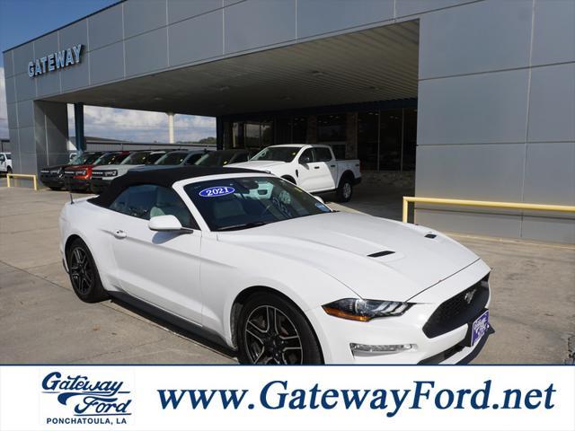 used 2021 Ford Mustang car, priced at $22,950