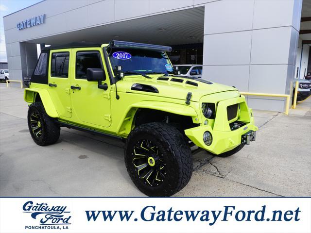 used 2017 Jeep Wrangler Unlimited car, priced at $26,853