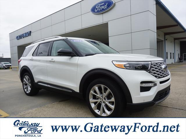 used 2021 Ford Explorer car, priced at $39,356