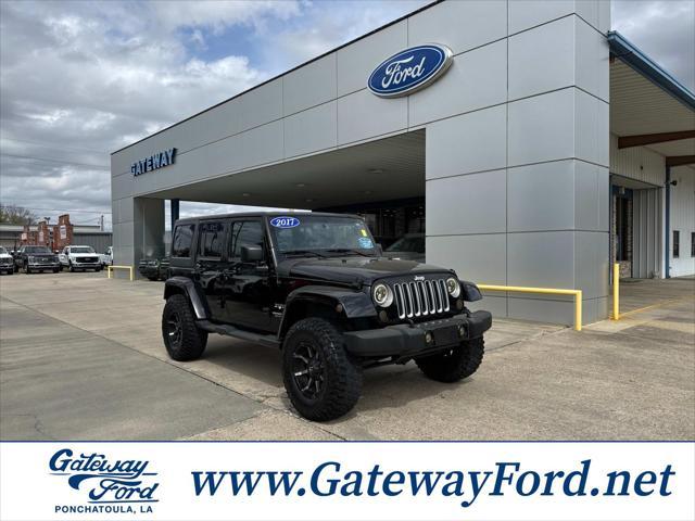 used 2017 Jeep Wrangler Unlimited car, priced at $22,805