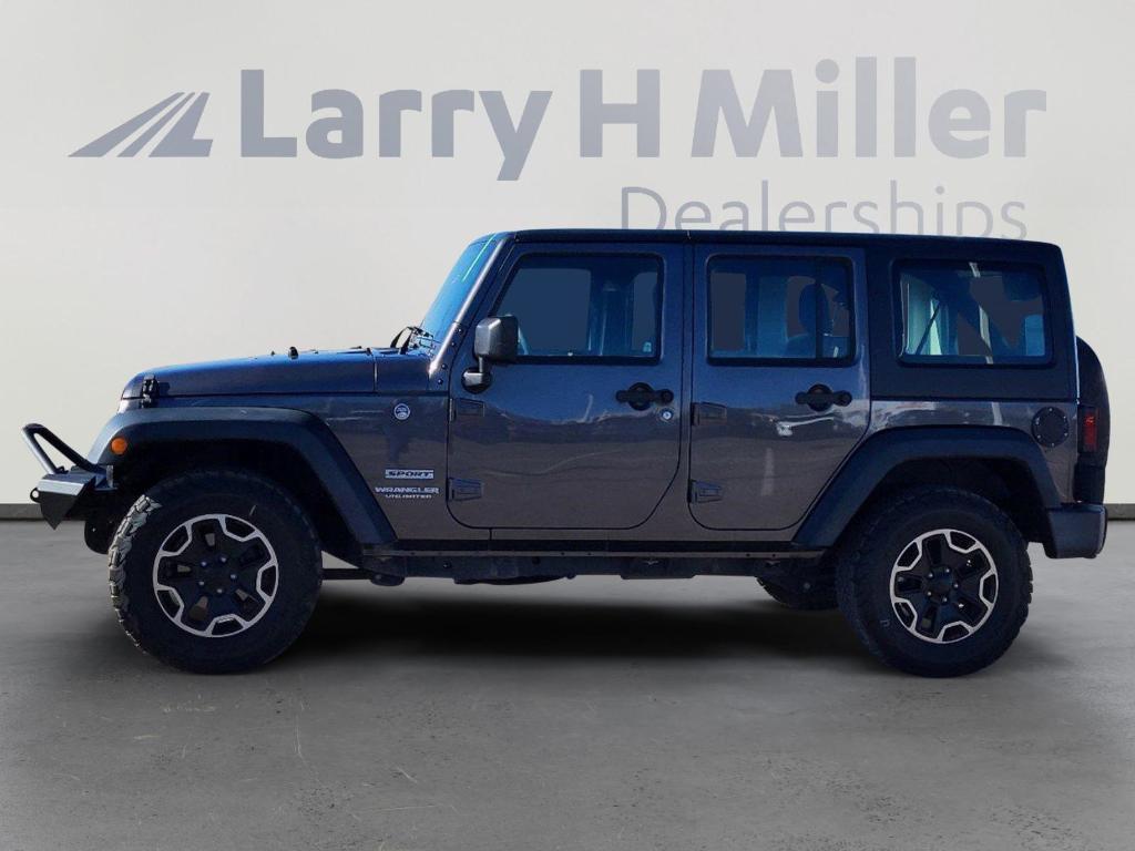 used 2016 Jeep Wrangler Unlimited car, priced at $14,995