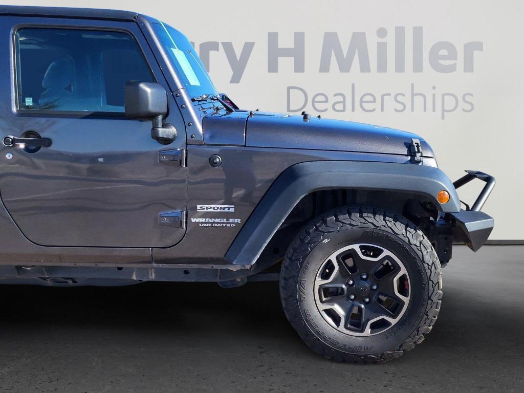 used 2016 Jeep Wrangler Unlimited car, priced at $14,995