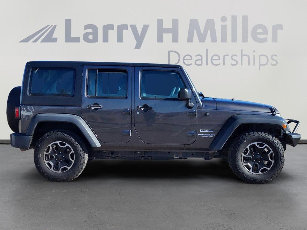 used 2016 Jeep Wrangler Unlimited car, priced at $14,995