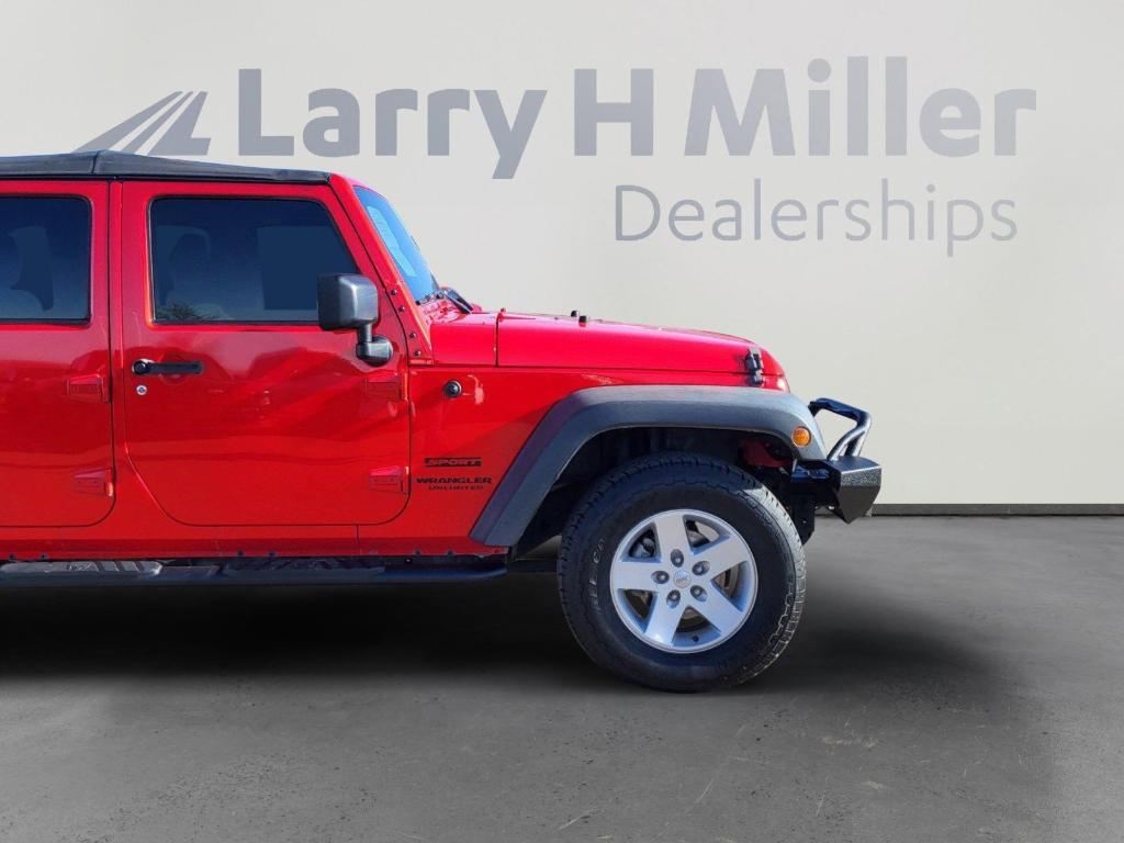 used 2017 Jeep Wrangler Unlimited car, priced at $18,995