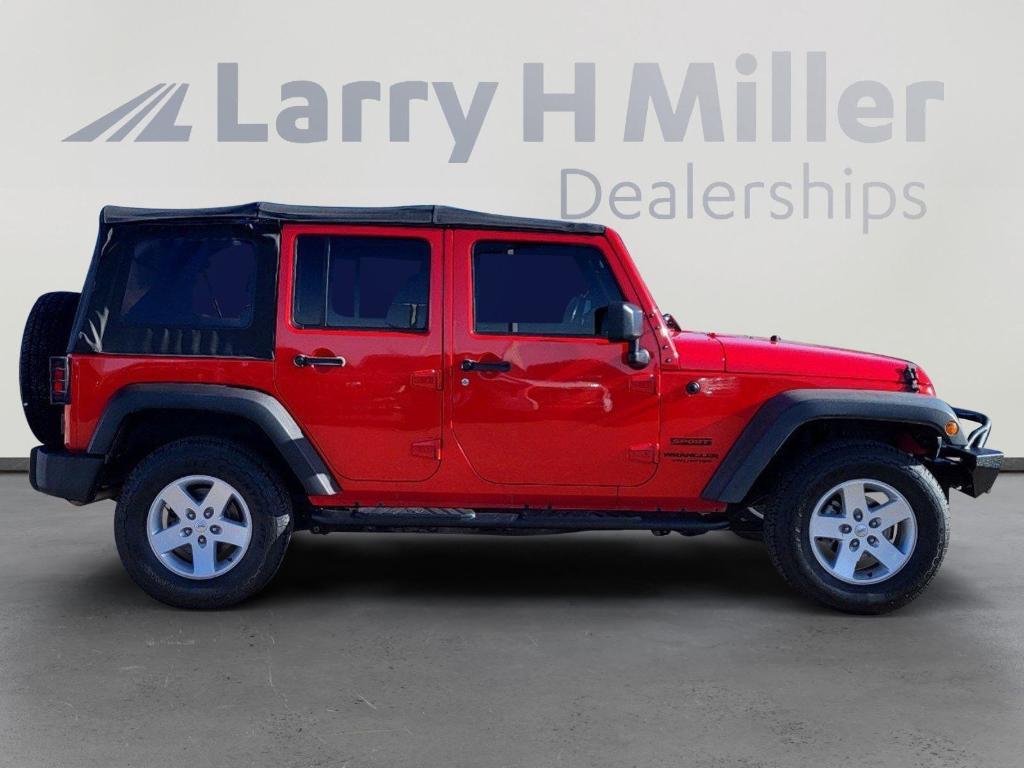 used 2017 Jeep Wrangler Unlimited car, priced at $18,995