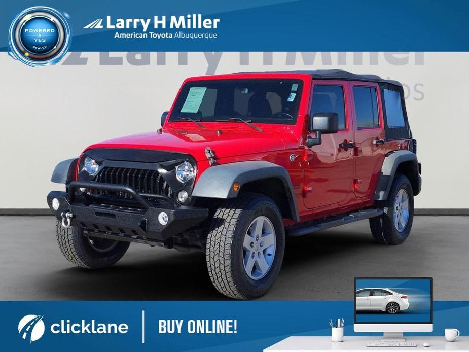 used 2017 Jeep Wrangler Unlimited car, priced at $21,995