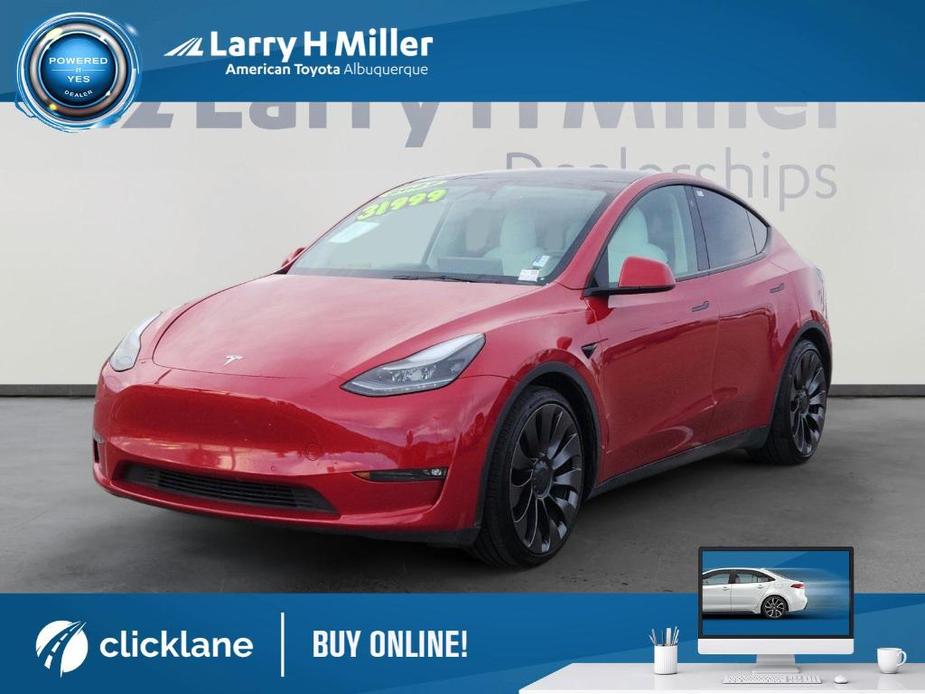 used 2022 Tesla Model Y car, priced at $29,495