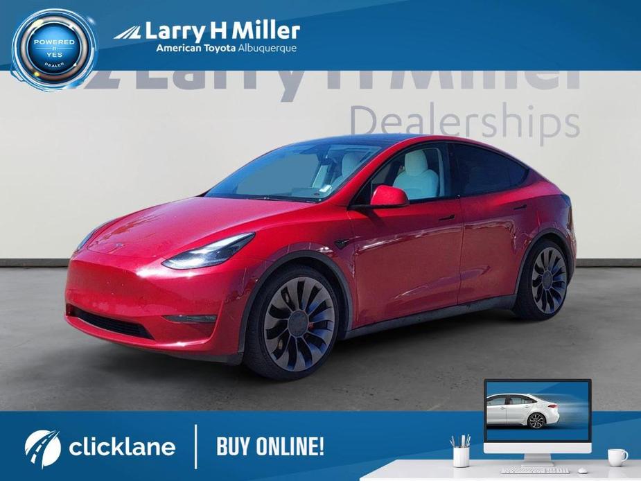 used 2022 Tesla Model Y car, priced at $34,995