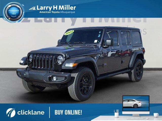 used 2022 Jeep Wrangler Unlimited car, priced at $36,495