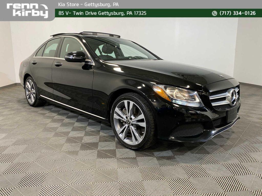 used 2018 Mercedes-Benz C-Class car, priced at $16,000