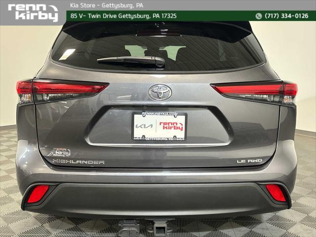 used 2021 Toyota Highlander car, priced at $28,600