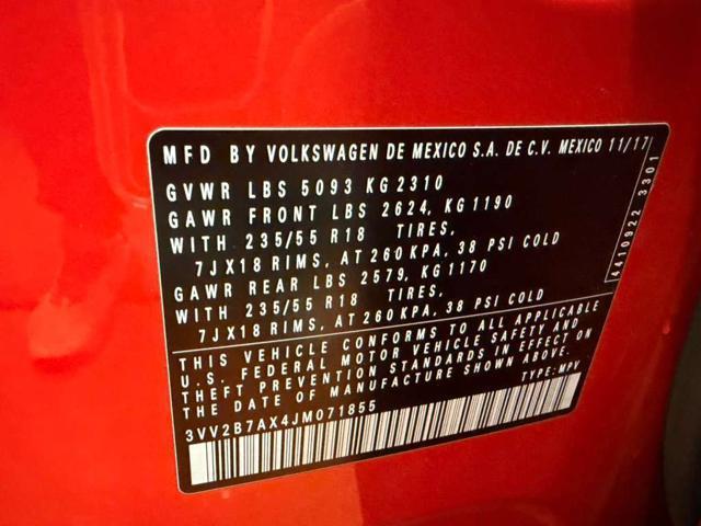 used 2018 Volkswagen Tiguan car, priced at $14,995