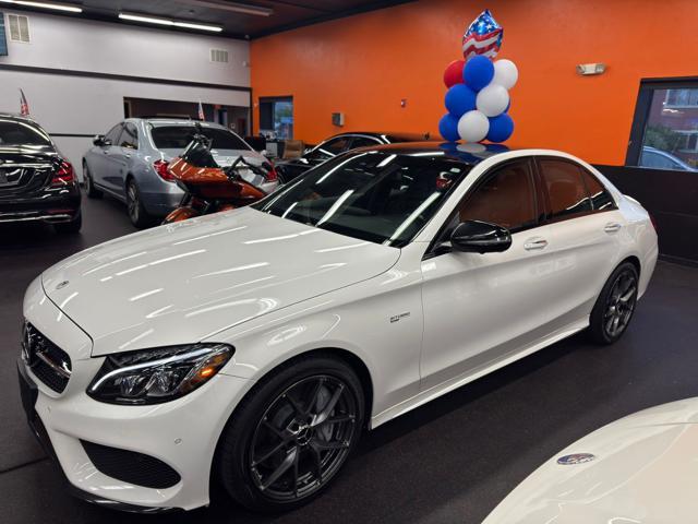used 2017 Mercedes-Benz AMG C 43 car, priced at $20,995