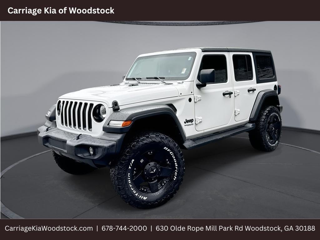 used 2021 Jeep Wrangler Unlimited car, priced at $31,735