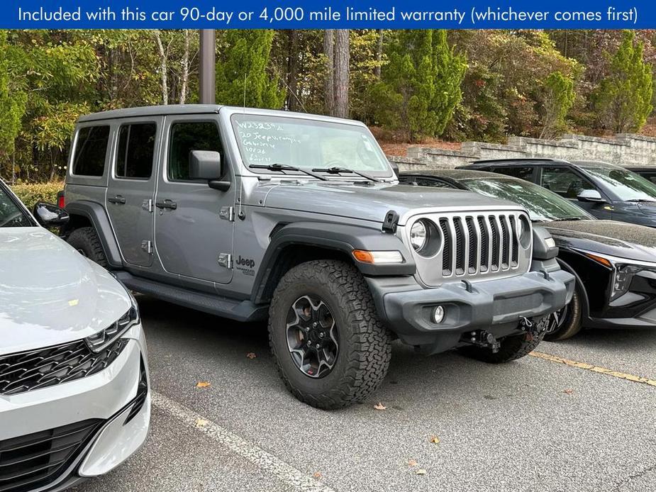 used 2020 Jeep Wrangler Unlimited car, priced at $27,724